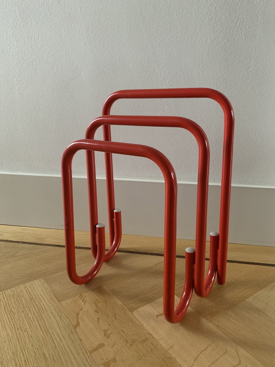 Image 1 of Modernist Magazine Rack