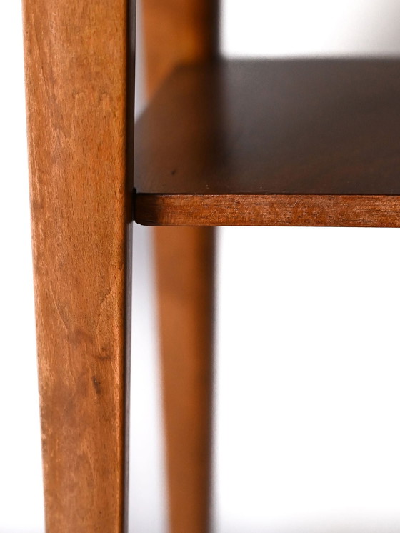 Image 1 of Scandinavian Mahogany Bedside Table