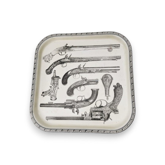 Image 1 of Piero Fornasetti Design Pistol & Gun Tray, Italy, 1960S