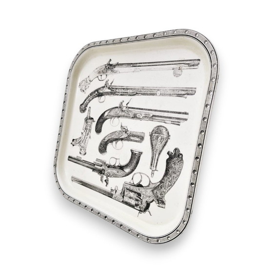 Image 1 of Piero Fornasetti Design Pistol & Gun Tray, Italy, 1960S