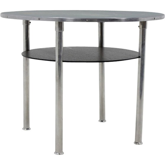 Image 1 of Vintage chrome table Bauhaus, Czechoslovakia 1930