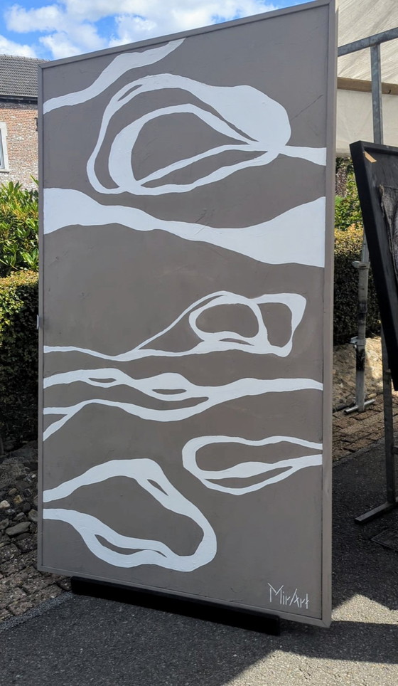 Image 1 of MirArt painting concrete cirque organic shapes