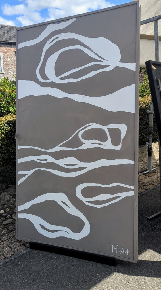 Image 1 of MirArt painting concrete cirque organic shapes