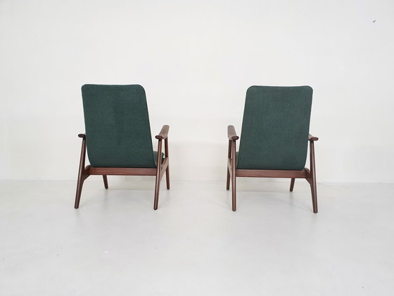 Image 1 of Set of two Louis van Teeffelen for Webe lounge chairs, The Netherlands 1960's