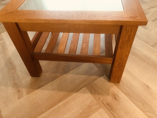 Side Table Solid Oak Handmade " Natural Living"