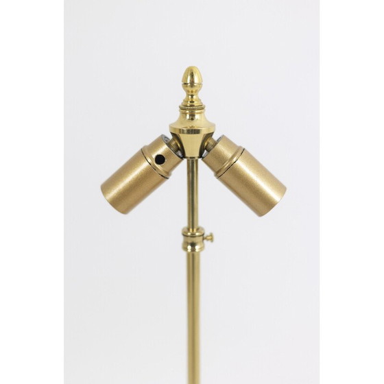 Image 1 of Vintage Japanese porcelain and gilt bronze lamp, 1880