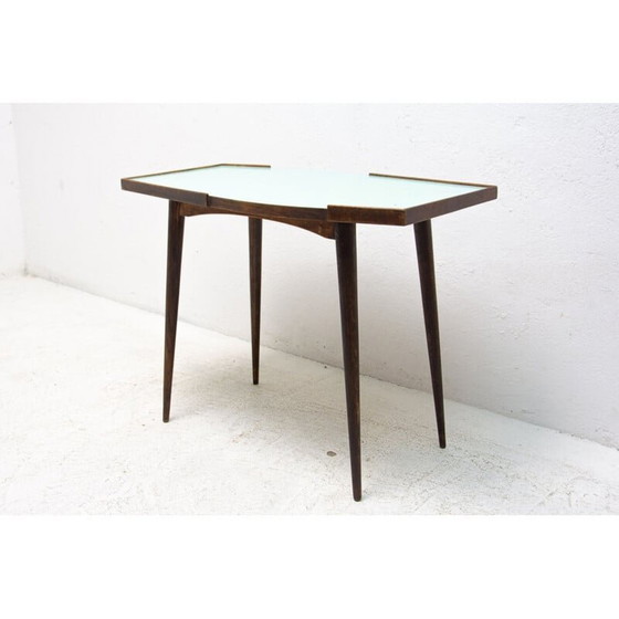 Image 1 of Mid century beechwood side table, Czechoslovakia 1960s