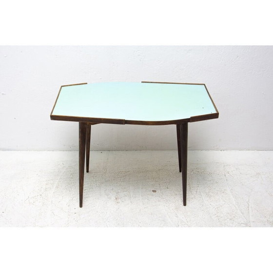Image 1 of Mid century beechwood side table, Czechoslovakia 1960s