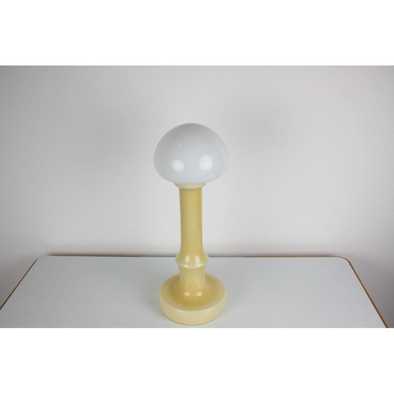 Image 1 of Lampada da tavolo vintage in vetro di Ivan Jakeš, Cecoslovacchia 1970