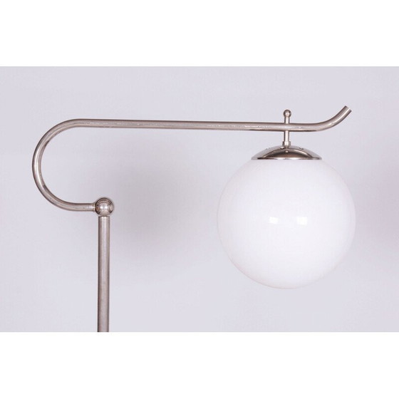 Image 1 of Vintage chrome Bauhaus floor lamp for Hynek Gottwald, Czechoslovakia 1930