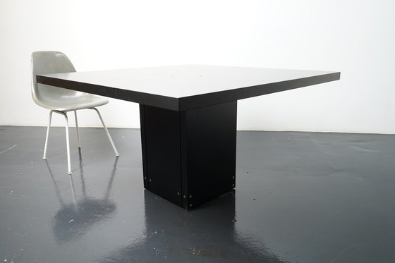 Image 1 of Mid-Century German Cubistic Tail Dining Table by Heinz Witthoeft