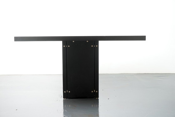 Image 1 of Mid-Century German Cubistic Tail Dining Table by Heinz Witthoeft