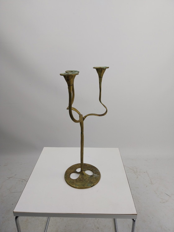 Image 1 of 1 x 3 arm candelabra by Kurt jesch for Fratelli Tonini 1970s