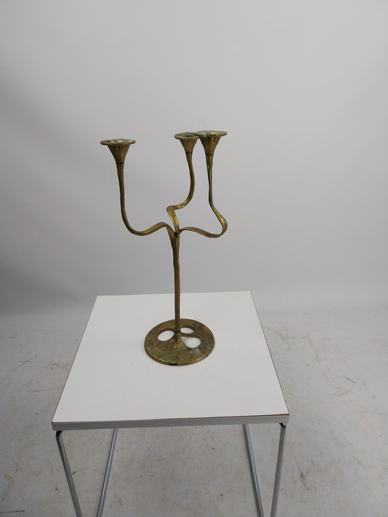 Image 1 of 1 x 3 arm candelabra by Kurt jesch for Fratelli Tonini 1970s