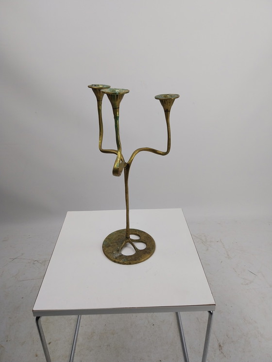 Image 1 of 1 x 3 arm candelabra by Kurt jesch for Fratelli Tonini 1970s