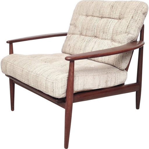Vintage Danish teak armchair by Grete Jalk, 1960