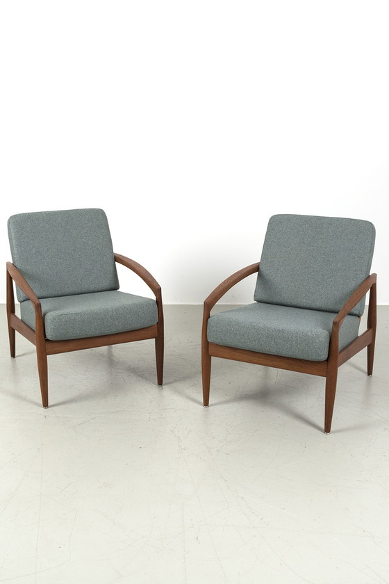 Image 1 of Set of two Paper Knife armchairs by Kai Kristiansen