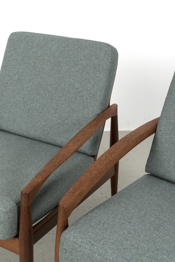 Image 1 of Set of two Paper Knife armchairs by Kai Kristiansen