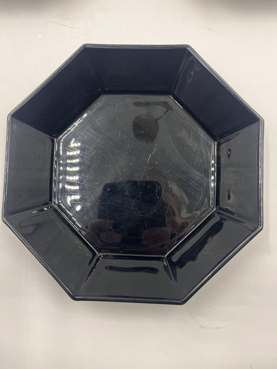 Image 1 of Set Of 6 Arcoroc Black Soup Plates