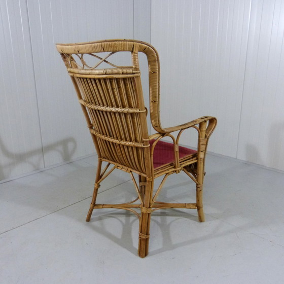 Image 1 of Fauteuil en rotin 1920-1930