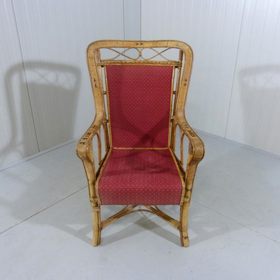 Image 1 of Rattan arm chair 1920-1930