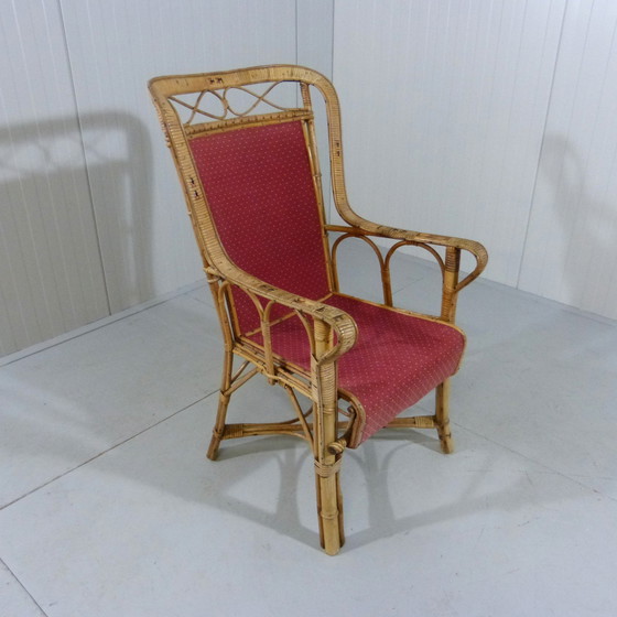 Image 1 of Fauteuil en rotin 1920-1930