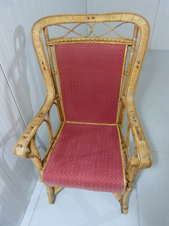 Image 1 of Fauteuil en rotin 1920-1930