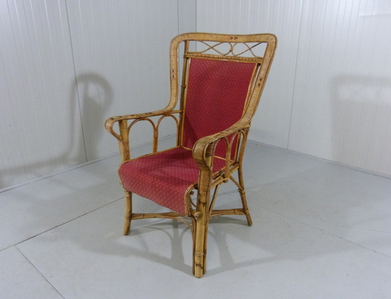 Image 1 of Fauteuil en rotin 1920-1930