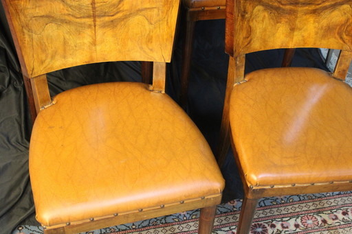 4x Art Deco Chairs