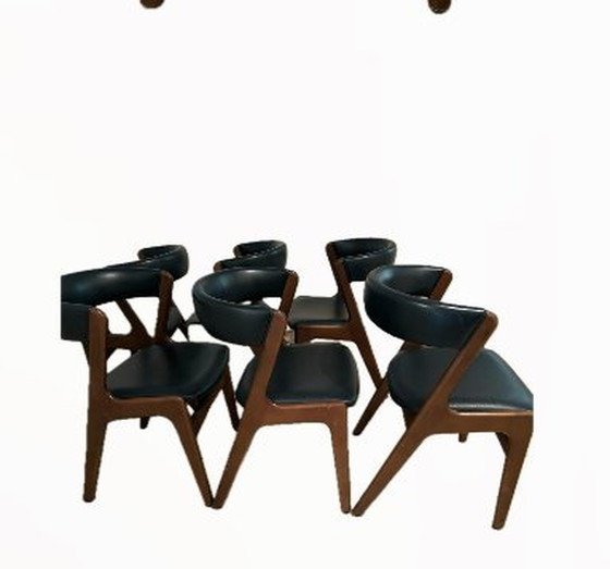 Image 1 of 6X Anderstrup Møbelfabrik Model 68 Chairs