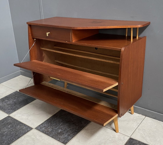 Image 1 of Wood Shoe Cabinet 1960S