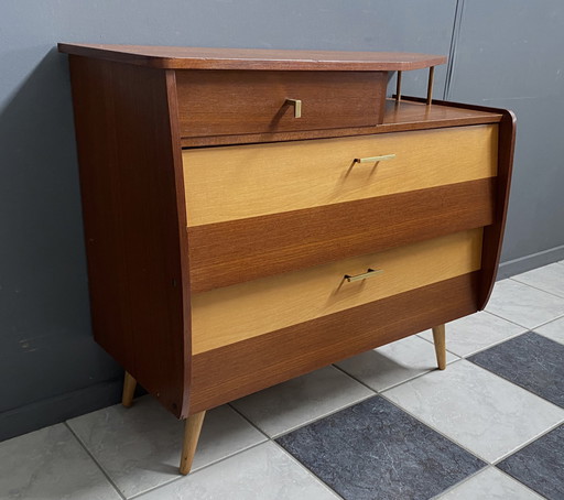 Wood Shoe Cabinet 1960S