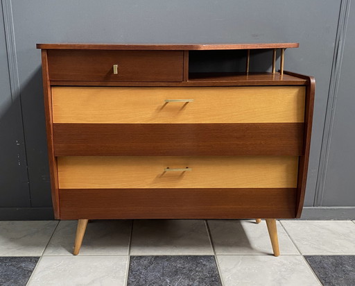 Wood Shoe Cabinet 1960S