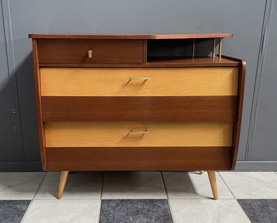 Image 1 of Wood Shoe Cabinet 1960S