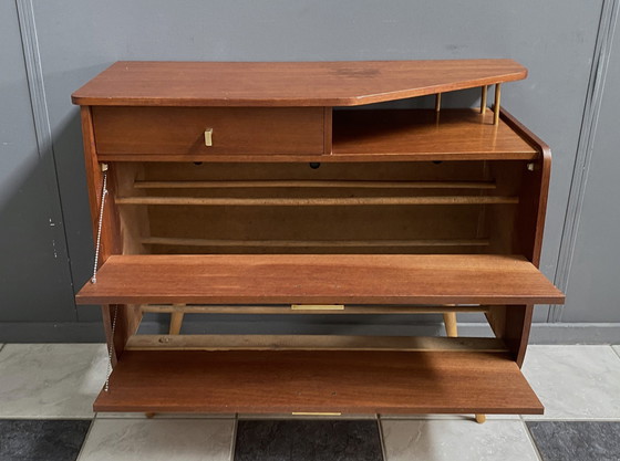 Image 1 of Wood Shoe Cabinet 1960S