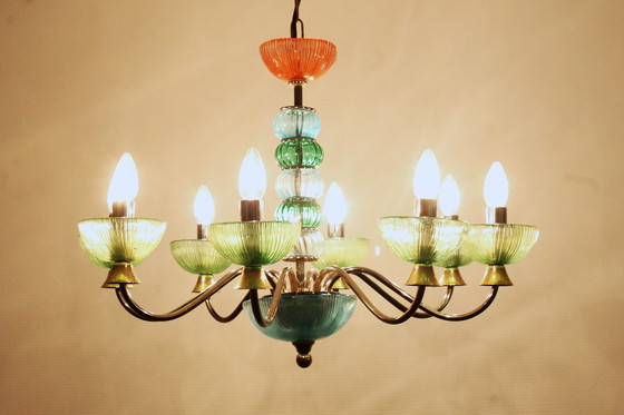 Image 1 of Italian Chandelier 80'S 