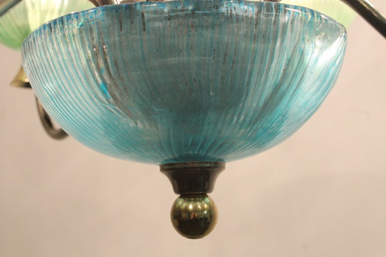 Image 1 of Italian Chandelier 80'S 