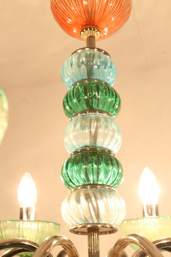 Image 1 of Italian Chandelier 80'S 