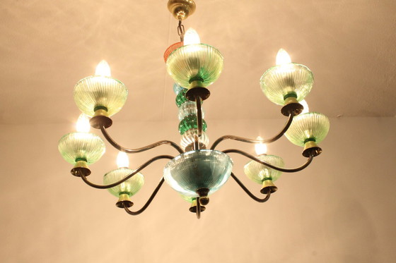 Image 1 of Italian Chandelier 80'S 