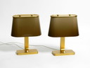 2x lampes de table italiennes vintage