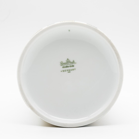 Image 1 of Alain Le Foll & Cuno Fischer × Rosenthal Studio-Line Porcelain Vase Duo Gold Mcm