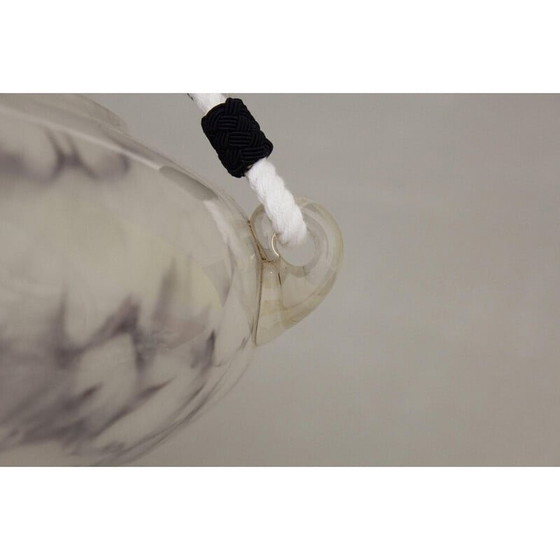 Image 1 of Vintage marbled glass pendant lamp, 1900