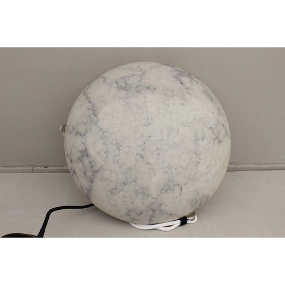 Image 1 of Vintage marbled glass pendant lamp, 1900