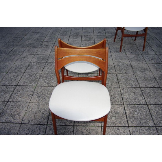 Image 1 of Set di 5 sedie vintage in teak di Eric Buch, 1960