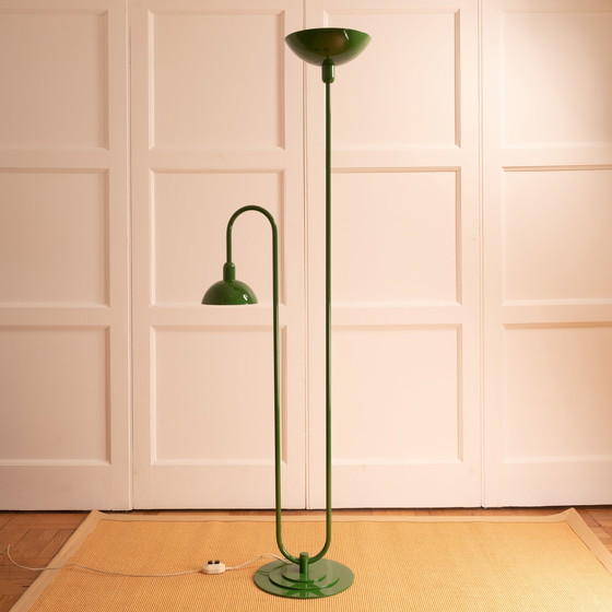 Image 1 of 2-Light Floor Lamp - 1970S