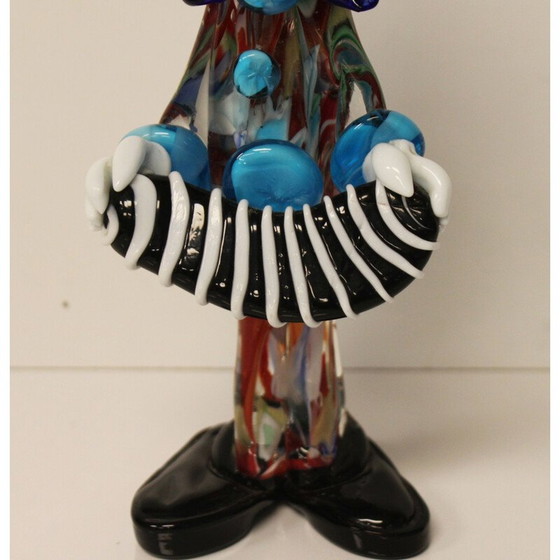 Image 1 of Vintage clown sculpture in Murano glass, Italy 1970