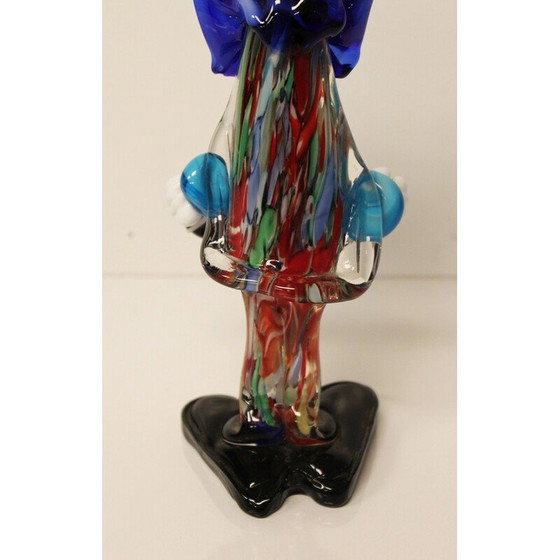 Image 1 of Vintage clown sculpture in Murano glass, Italy 1970
