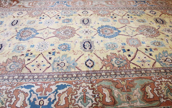 Image 1 of Original Hand-Knotted Persian Carpet Mahalat Fine Xxl Size 595 X 386 Cm Top Condition