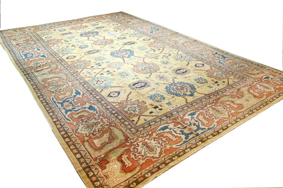 Image 1 of Original Hand-Knotted Persian Carpet Mahalat Fine Xxl Size 595 X 386 Cm Top Condition