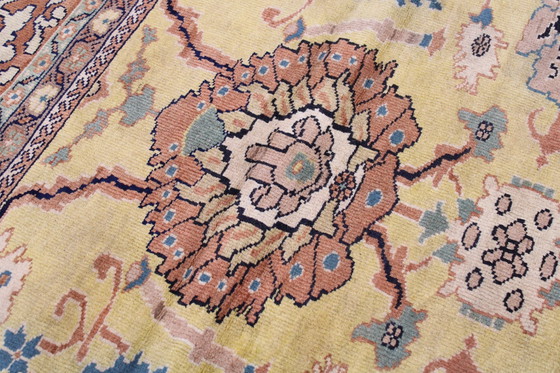 Image 1 of Original Hand-Knotted Persian Carpet Mahalat Fine Xxl Size 595 X 386 Cm Top Condition